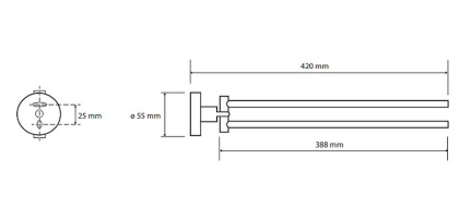 Полотенцедержатель двойной поворотный