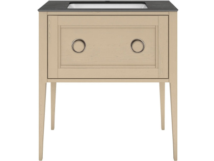 Тумба PLAZA Classic Neo напольная с ящиком 80, капучино матовая PL.CN.80.1\CAP.M