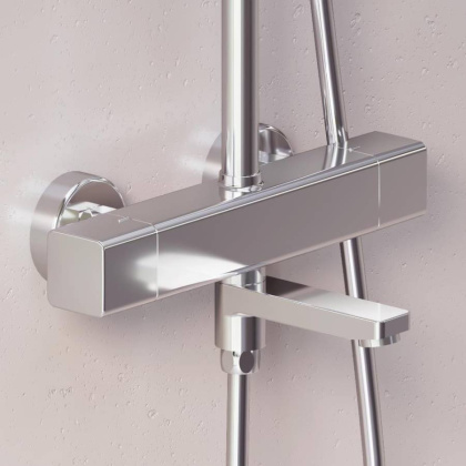 953810000 Gala душевая система с ванно  душевым ТМС смесителем, Хром