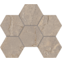 Мозаика BR02 Hexagon 25x28,5 непол.