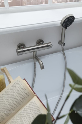 Смеситель для ванны с душем Aquanet Steel AF210-21TS