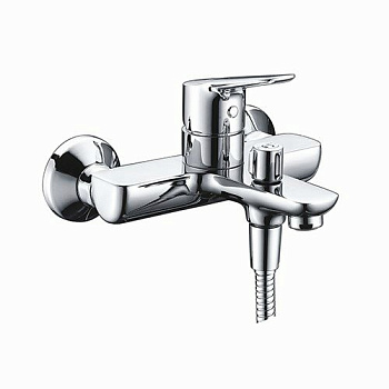 Lippe 4501 Смеситель для ванны с коротким изливом Wasserkraft Lippe 4501 Смеситель для ванны с коротким изливом Wasserkraft