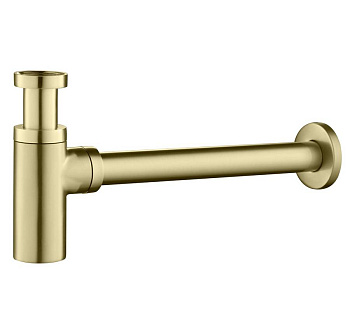 Сифон Timo 958/17L для раковины золото матовое