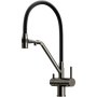 Смеситель для кухни SANCOS Dora с возможностью подключения фильтра для воды, цвет вороненая сталь, арт. SC4003GG