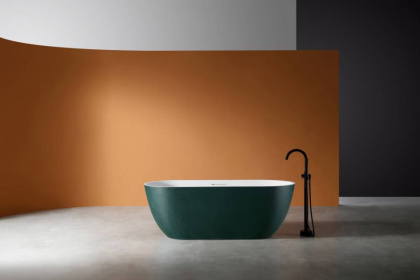 Ванна из литьевого мрамора Abber Frankfurt 170х75 AM9941MBG