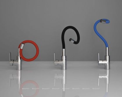 Смеситель для кухни Aquanet FF6239 синий