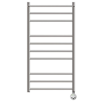 Полотенцесушитель электрический Point Аврора PN10150PE П9 500x1000 с полкой левый/правый, хром Полотенцесушитель электрический Point Аврора PN10150PE П9 500x1000 с полкой левый/правый, хром