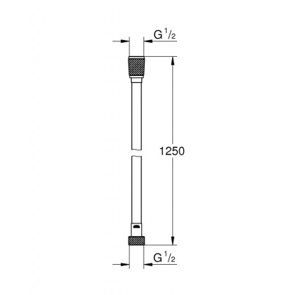 Душевой шланг Grohe Silverflex 26335000 хром Душевой шланг Grohe Silverflex 26335000 хром