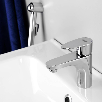 Leine 3508 Смеситель для раковины с гигиенической лейкой Wasserkraft Leine 3508 Смеситель для раковины с гигиенической лейкой Wasserkraft