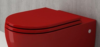 Крышка-сиденье для унитаза Bocchi Speciale XL A0320-019 красное, шт