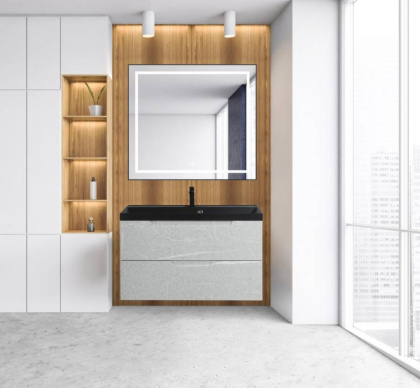 Раковина из литьевого мрамора BelBagno BB1000/450-LV-MR-AST