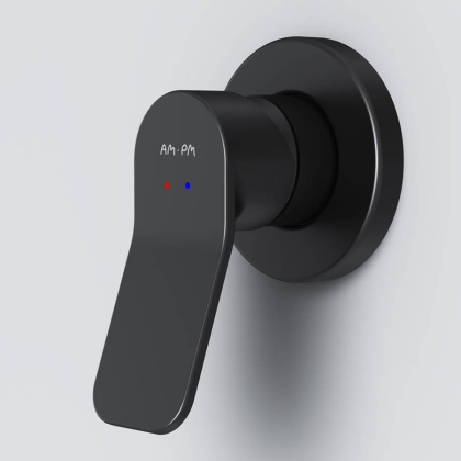 F85A65022 X-Joy, cмеситель д/душа монтируемый в стену, черный, шт.