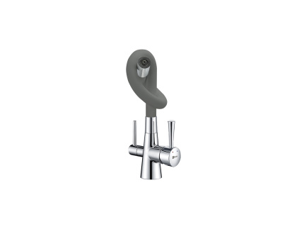 Смеситель Lemark Comfort LM3075C-Gray для кухни  с подключением к фильтру с питьевой водой Смеситель Lemark Comfort LM3075C-Gray для кухни  с подключением к фильтру с питьевой водой
