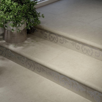 Ступень SG168700N\GR Монсанту бежевый светлый натуральный (33см*40,2см*8мм) (4шт/0,531м2) камень, шт