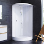 Душевая кабина Am.Pm, 90х90, стекло прозрачное, профиль Белый Душевая кабина Am.Pm, 90х90, стекло прозрачное, профиль Белый