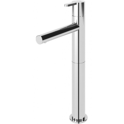 LEAF-LC1-L-01-W0 Смеситель для накладной раковины однорычажный, без донного клапана, исполнение Хром LEAF-LC1-L-01-W0 Смеситель для накладной раковины однорычажный, без донного клапана, исполнение Хром