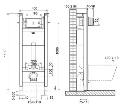 Унитаз подвесной Aquanet Rimless Tavr 2.0 W LX-1907