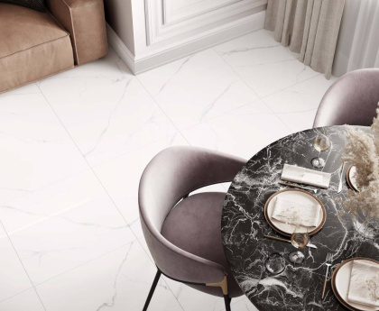 Atlantic White Керамогранит i белый 60x120 Полированный