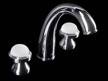 Смеситель для раковины на 3 отверстия_Комплект