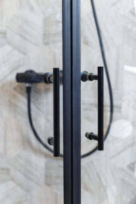 ECO-O-R-2-100-C-NERO Душевой уголок