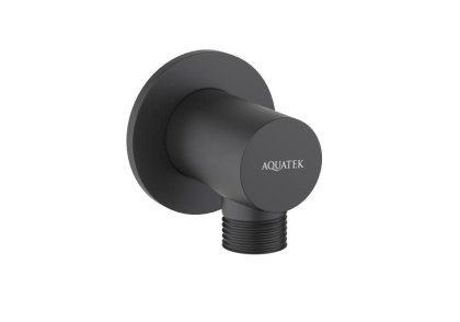 Шланговое подсоединение AQUATEK, матовый черный AQ2456MB  Шланговое подсоединение AQUATEK, матовый черный AQ2456MB