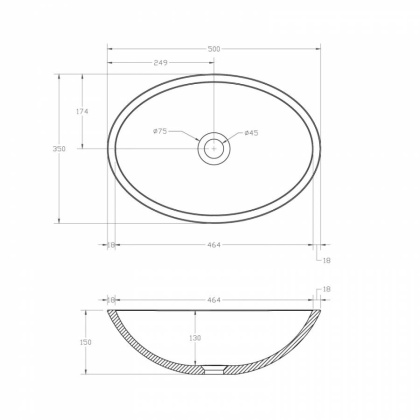 Раковина накладная прозрачная ABBER Kristall AT2802Aquamarin бирюзовая