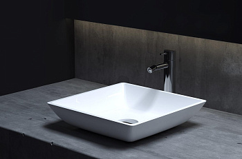 Раковина Salini CALLISTA 108 1101208SMRF S-Stone покраска по RAL полностью, накладная, матовая