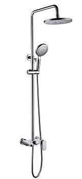 Стойка для душа со смесителем SPECTRE хром