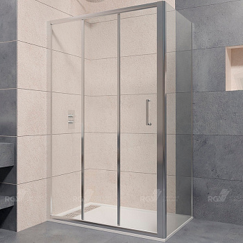 Душевой уголок RGW Passage PA-73 150х70 060873157-011 профиль Хром стекло прозрачное