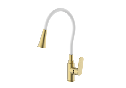 Смеситель Splenka для кухни с гибким изливом S41.43