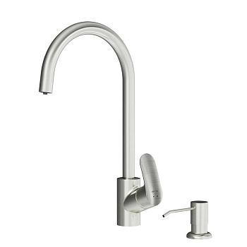 F8007T11 Like, набор 3в1: Смеситель Для кухни с каналом для питьевой воды, фильтр, диспенсер, сатин, F8007T11 Like, набор 3в1: Смеситель Для кухни с каналом для питьевой воды, фильтр, диспенсер, сатин,