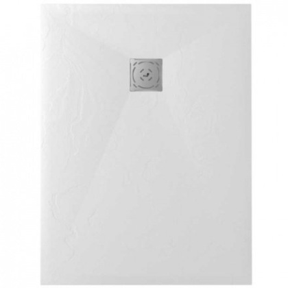 Душевой поддон RGW ST-0107W 70 x 100 см, прямоугольный, из искусственного камня, белый, 16152710-01