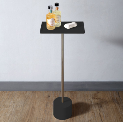 Стойка для ванной комнаты ABBER Stein AS1635MB черная матовая Стойка для ванной комнаты ABBER Stein AS1635MB черная матовая