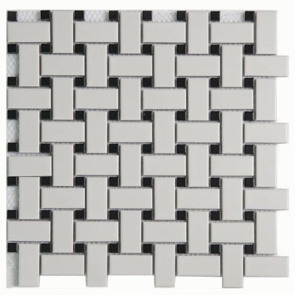 Мозаика Мозаика NS-Mosaic PS2348-07 керамика матовая (23*48*5) 300*300