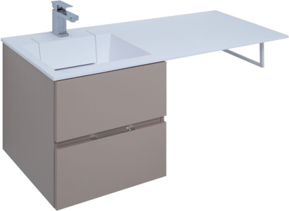 Тумба под раковину Aquanet Алвита 48 капучино