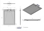 Поддон для душа из искусственного камня VST-4SRL9012A, 1200*900*25, антрацит