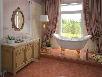 Ножки каменные для ванны "Скарлетт" (золото)