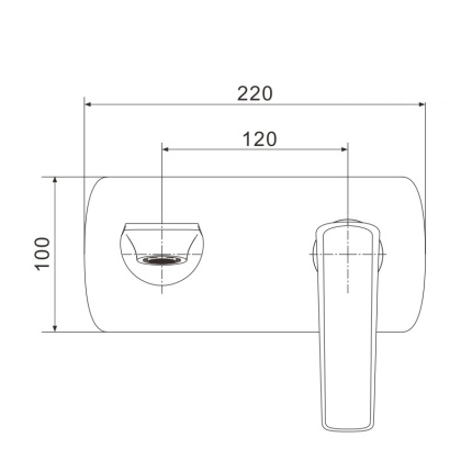 Смеситель для раковины латунь R1341H