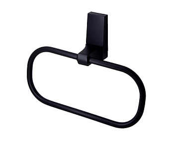 Держатель полотенец Abens, 23х17,2х5,5 см, черный, K-3260