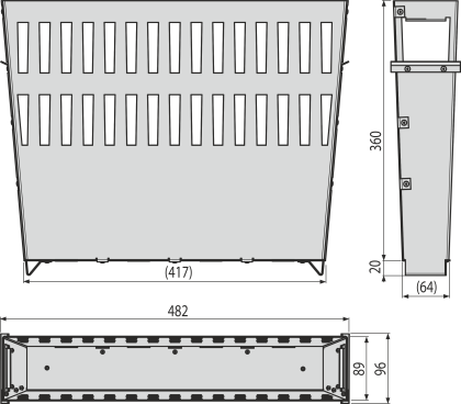 Корзина пескоуловителя для нечистот, оцинкованная сталь