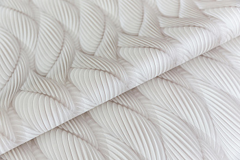 Обои виниловые Трессаж мотив, бежевый