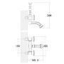 Смеситель Lemark Jasmine LM6614B для ванны Смеситель Lemark Jasmine LM6614B для ванны