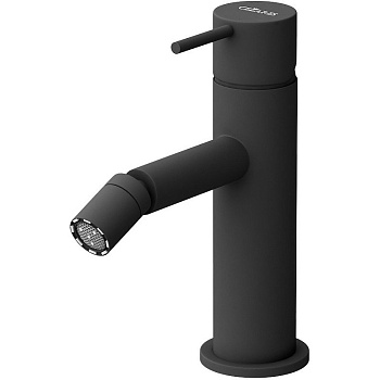 LEAF-BSM-L-NOP Смеситель для биде однорычажный, с донным клапаном, исполнение Чёрный матовый LEAF-BSM-L-NOP Смеситель для биде однорычажный, с донным клапаном, исполнение Чёрный матовый