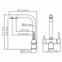 A8357 Смеситель для кухни под фильтр Wasserkraft A8357 Смеситель для кухни под фильтр Wasserkraft
