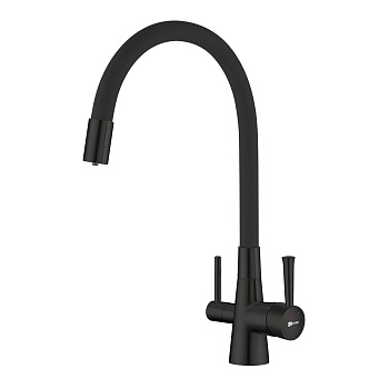 Смеситель Lemark Comfort LM3075BL для кухни  с подключением к фильтру с питьевой водой Смеситель Lemark Comfort LM3075BL для кухни  с подключением к фильтру с питьевой водой