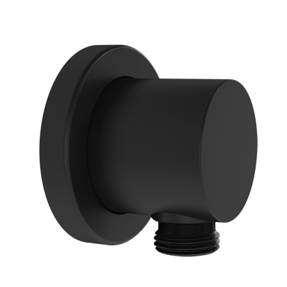 Переходн.для ручн.душа, настенный крепеж, матовый чрный