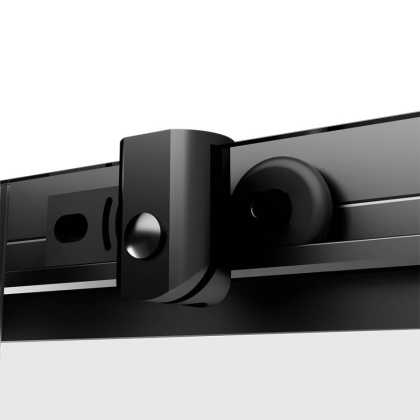 W87G-403-12080-BТ Sunny Душевое ограждание прямоугольное, раздвижные двери 120x80 черный,стекло прозрачное