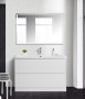 Тумба с раковиной напольная BelBagno ALBANO 120 Bianco Lucido, раковина белая