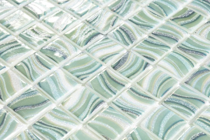 Стеклянная мозаика 7806 Glitter Jade 25x25, Glitter