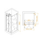 Душевой уголок RGW PA-144 (PA-104+Z-050-2+O-104), RGW 060814478-011